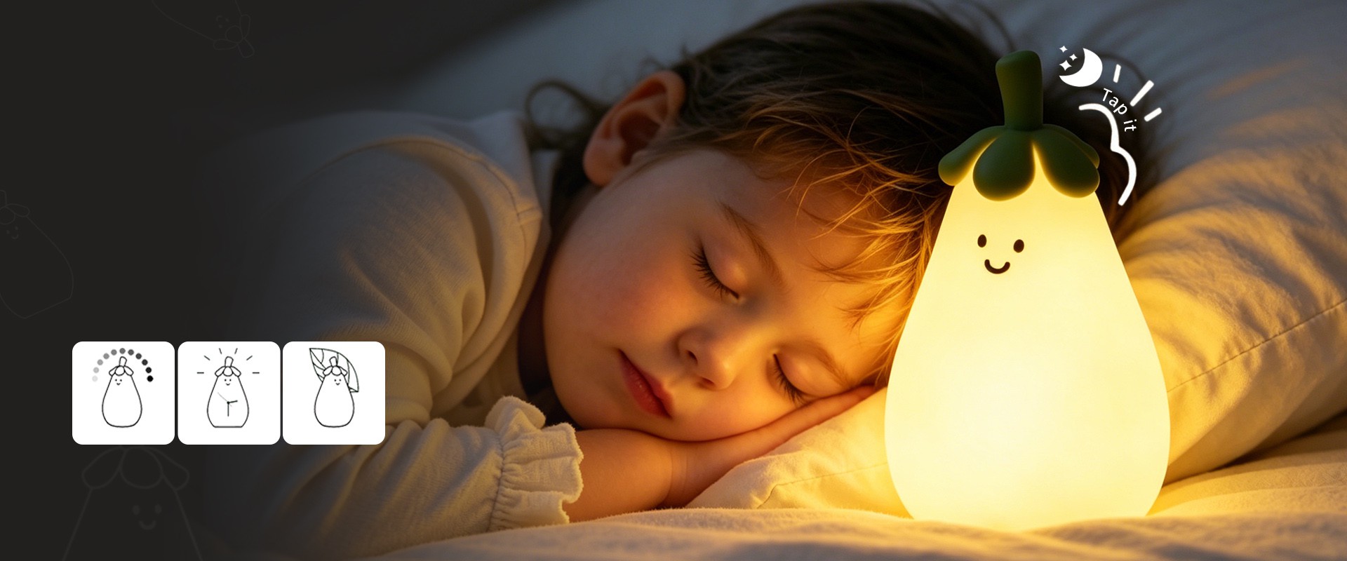 Cute Silicone Night Lights | Manufacturer Supply (CE/FCC/ROHS)