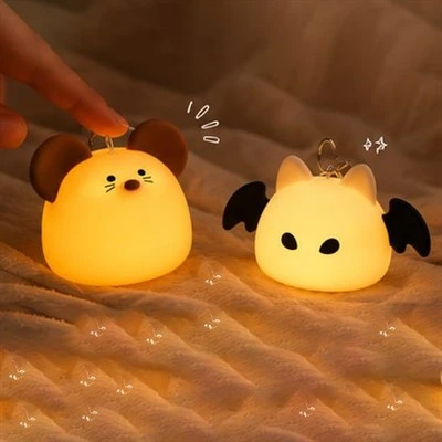 Bat & Mouse Silicone Night Light Set